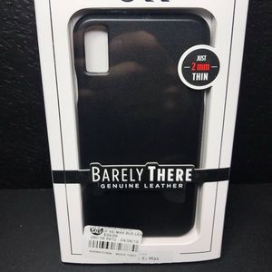 Casemate Barely there leather iPhone XS Max Case